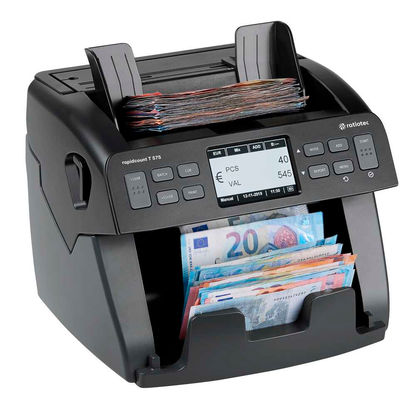 Artikelbild für ratiotec Banknotenzähler rapidcount T 575, 1 St., Artikelnummer 189254