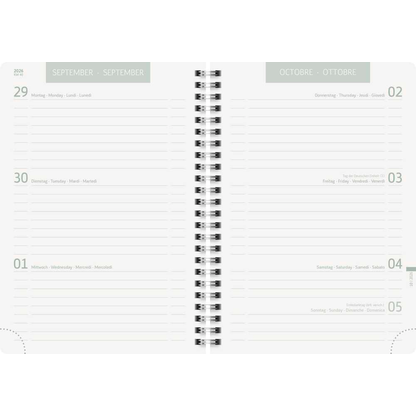 Artikelbild 3 für BRUNNEN Schülerkalender Grow 2026/2027 mehrfarbig: grün, gold, 1 St., Artikelnummer 804868