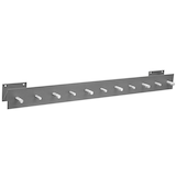 Artikelbild 1 für SZ Metall Wandgarderobe 50124 silber Metall 11 Haken 100,0 x 9,0 cm, Artikelnummer 796847