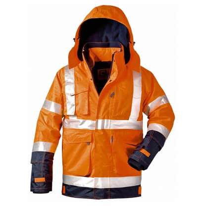 Artikelbild für elysee® unisex Warnjacke PHILIPP orange, marine Größe 2XL, Artikelnummer 746192