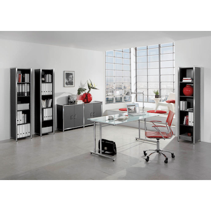 Artikelbild 5 für Kerkmann Aktenregal Lago anthrazit 80,0 x 38,0 x 220,0 cm, 1 St., Artikelnummer 733111