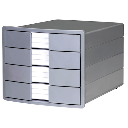 Artikelbild 5 für HAN Schubladenbox KARMA grau 10128-18D, DIN A4 mit 4 Schubladen, 1 St., Artikelnummer 661732