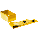 Artikelbild 1 für DURABLE Kennzeichnungstaschen gelb 59,6 x 7,5/14,5 x 7,5 cm, 50 St., Artikelnummer 785012