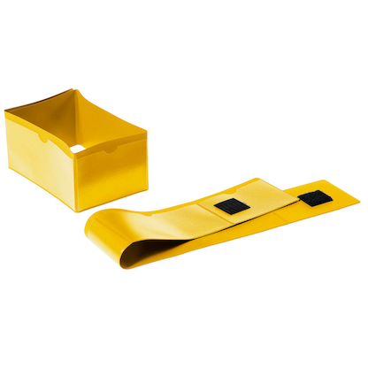 Artikelbild für DURABLE Kennzeichnungstaschen gelb 59,6 x 7,5/14,5 x 7,5 cm, 50 St., Artikelnummer 785012