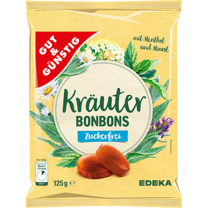 Artikelbild für GUT&GÜNSTIG Bonbons 40 St./125,0 g, Artikelnummer 991093