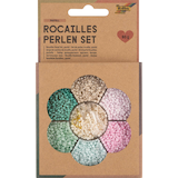 Artikelbild 1 für folia Perlen-Set Rocailles pastell mehrfarbig, Artikelnummer 130569