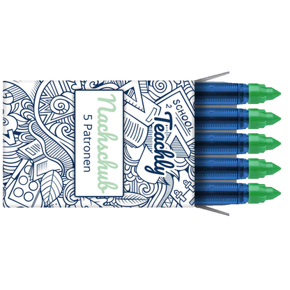 Artikelbild für Teachly Tintenrollerminen grün 0,6 mm 5 St., Artikelnummer 752309