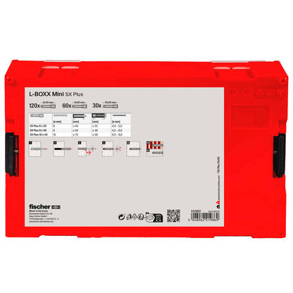 Artikelbild 4 für fischer L-Boxx mini SX Plus 532892 Spreizdübel-Sortiment, 210-teilig, Artikelnummer 479818