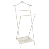 Artikelbild 1 für HAKU Möbel Herrendiener 81316 weiß Metall 46,0 x 98,0 cm, Artikelnummer 553012