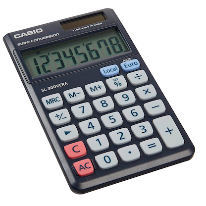 Artikelbild für CASIO SL-300VERA Taschenrechner dunkelblau, Artikelnummer 681831