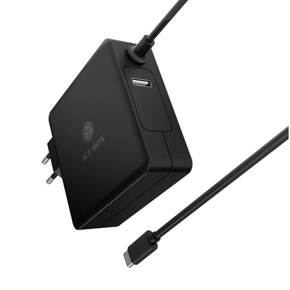 Artikelbild 5 für RaidSonic ICY BOX® IB-PS101-PD Ladekabel mit Adapter schwarz, Kabellänge: 1,8 m, 90 W, Artikelnummer 201156