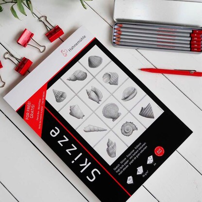 Artikelbild 2 für HAHNEMÜHLE Skizzen-Set schwarz, Artikelnummer 708717