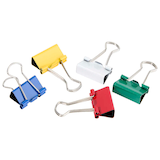 Artikelbild 1 für Gowi Foldbackklammern farbsortiert 1,9 cm, 12 St., Artikelnummer 721508