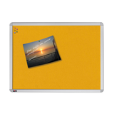 Artikelbild 1 für dots Pinnwand 120,0 x 90,0 cm Textil gelb, Artikelnummer 600207