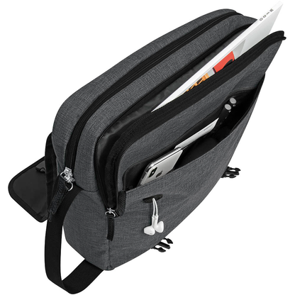 Artikelbild 3 für WEDO Laptoptasche Messenger Bag COLLEGE Kunstfaser grau 59353012 bis 39,6 cm (15,6 Zoll), Artikelnummer 185977