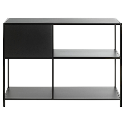 Artikelbild 6 für HAKU Möbel Bücherregal schwarz 100,0 x 30,0 x 75,0 cm, 1 St., Artikelnummer 142396