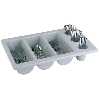 Artikelbild für APS GN 1/1 Besteckkasten grau 1 St., Artikelnummer 197067