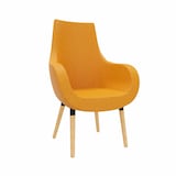 Artikelbild 1 für fm Besuchersessel Pirum orange buche Stoff 71,0 x 74,0 x 102,5 cm, 1 St., Artikelnummer 448138