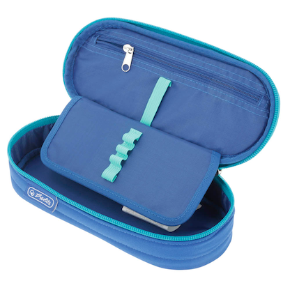 Artikelbild 2 für herlitz Schlampermäppchen befüllt Dip Dye blau/türkis, 21,5 x 9,5 cm, Artikelnummer 556254