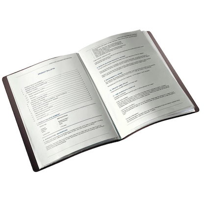 Artikelbild 2 für LEITZ Solid Sichtbuch DIN A4, 40 Hüllen weiß, 1 St., Artikelnummer 394217