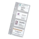 Artikelbild 1 für SIGEL Visitenkartenhüllen transparent, für bis zu 8 Visitenkarten, 10 St., Artikelnummer 878926