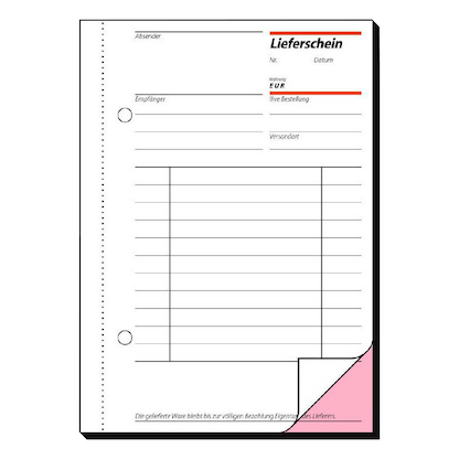Artikelbild 2 für SIGEL Lieferschein mit Empfangsschein Formularbuch LI625, 1 St., Artikelnummer 816603