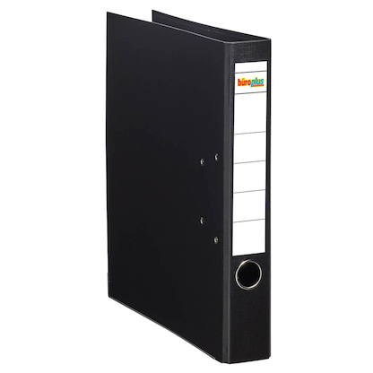Artikelbild 2 für büroplus Ordner schwarz Kunststoff 5,0 cm DIN A4, 1 St., Artikelnummer 257030