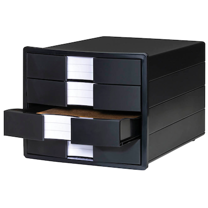 Artikelbild 6 für HAN Schubladenbox KARMA schwarz 10128-13D, DIN A4 mit 4 Schubladen, 1 St., Artikelnummer 661724