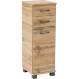 Artikelbild 1 für MÖBELPARTNER Badschrank Nora 144933 eiche landhaus 30,3 x 32,6 x 88,6 cm, Artikelnummer 673182