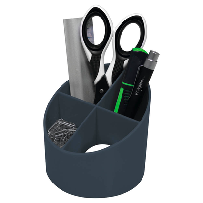 Artikelbild für helit Stiftehalter the green cross blau Kunststoff 4 Fächer 11,0 x 11,0 x 10,5 cm, Artikelnummer 823771