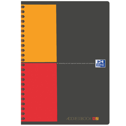 Artikelbild 2 für OXFORD Adressbuch Addressbook anthrazit, 1 St., Artikelnummer 175575