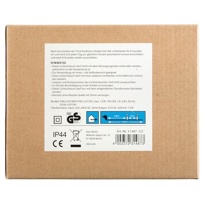 Artikelbild 3 für Idena LED Lichtschlauch weiß 10,0 m, 1 St., Artikelnummer 351314