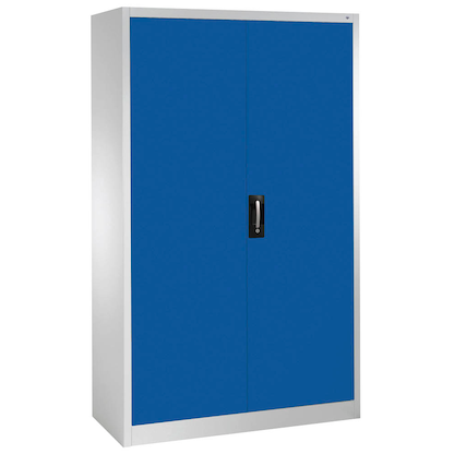 Artikelbild für CP Stahlschrank 08930-00 S10009 lichtgrau, enzianblau 4 Fachböden 120,0 x 40,0 x 195,0 cm, aufgebaut, 1 St., Artikelnummer 415657