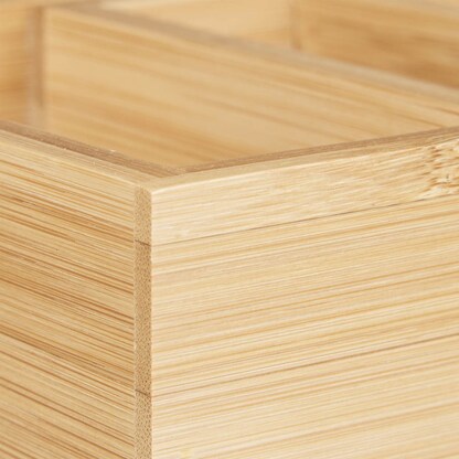 Artikelbild 3 für relaxdays Karteikasten DIN A8 braun ohne Deckel, Artikelnummer 516190