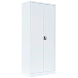 Artikelbild 1 für LÜLLMANN Stahlschrank 530337 signalweiß 4 Fachböden 80,0 x 38,3 x 180,0 cm, aufgebaut, 1 St., Artikelnummer 182646