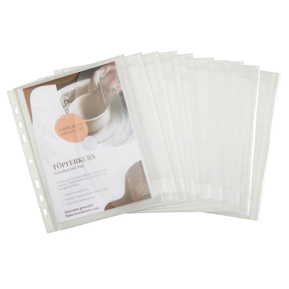 Artikelbild 4 für FolderSys Dokumententaschen Index DIN A5 transparent genarbt 0,20 mm, 10 St., Artikelnummer 450003