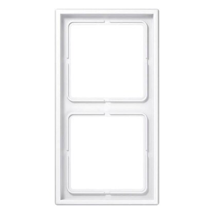 Artikelbild für JUNG 2-fach Steckdosenrahmen weiß 15,2 x 8,1 cm, 1 St., Artikelnummer 176277