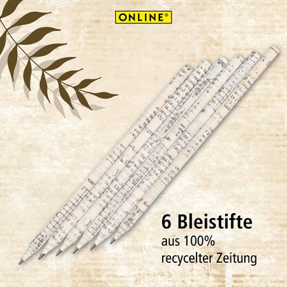 Artikelbild 3 für ONLINE® Save My World Bleistifte HB grau, 6 St., Artikelnummer 237846
