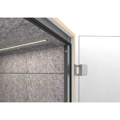 Artikelbild 7 für HAMMERBACHER SilentSpace Telefonbox grau 1 Fachboden mit Beleuchtung, Artikelnummer 576609