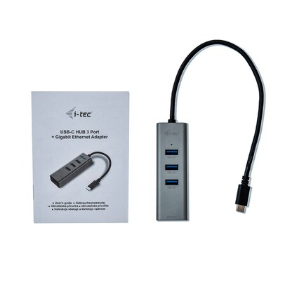 Artikelbild 6 für i-tec® USB-Hub USB-C Metal 3-fach grau, Artikelnummer 662146