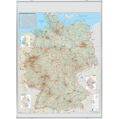 Artikelbild für FRANKEN Weltkarte Metall, beschichtet, Artikelnummer 670057
