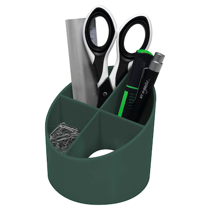 Artikelbild für helit Stiftehalter the green cross grün Kunststoff 4 Fächer 11,0 x 11,0 x 10,5 cm, Artikelnummer 823783