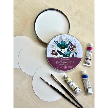 Artikelbild 7 für HAHNEMÜHLE Aquarellpapier rund 300 g/qm, 300 Blatt, Artikelnummer 708766