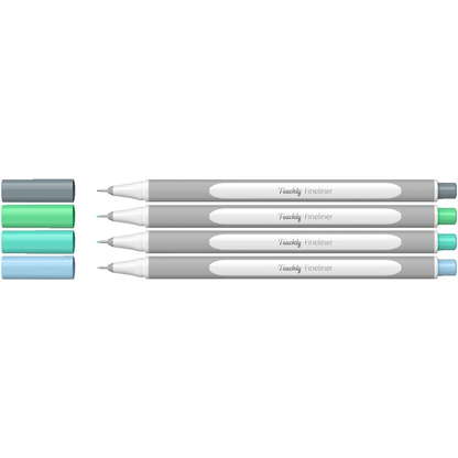 Artikelbild für Teachly Pastell Ocean Fineliner farbsortiert 0,4 mm, 4 St., Artikelnummer 752356