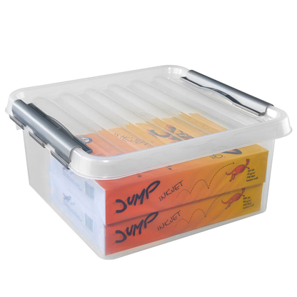 Artikelbild 3 für sunware Q-line Aufbewahrungsbox 18,0 l transparent 37,8 x 39,5 x 18,0 cm, 1 St., Artikelnummer 145654
