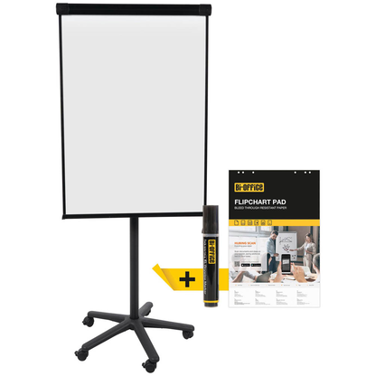 Artikelbild für AKTION: Bi-Office Flipchart KLASSIK EA4806186 + GRATIS 1 Boardmarker + 1 Flipchartblock, Artikelnummer 609723