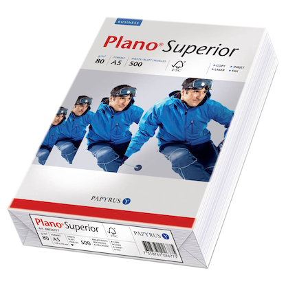 Artikelbild 3 für Plano® Kopierpapier Superior DIN A5 80 g/qm 500 Blatt, Artikelnummer 215707