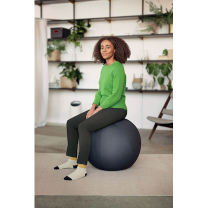 Artikelbild 4 für LEITZ Ergo Active Sitzball dunkelgrau 65,0 cm, Artikelnummer 998702