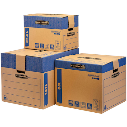 Artikelbild 12 für Bankers Box Umzugskartons SmoothMove FastFold 47,0 x 48,0 x 41,2 cm, 5 St., Artikelnummer 539043