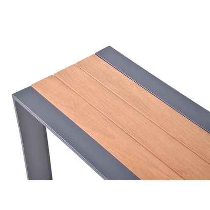 Artikelbild 3 für Garden Pleasure Sitzbank SILEA 305474 anthrazit, holz-optik natur Metall 180,0 cm, Artikelnummer 544219